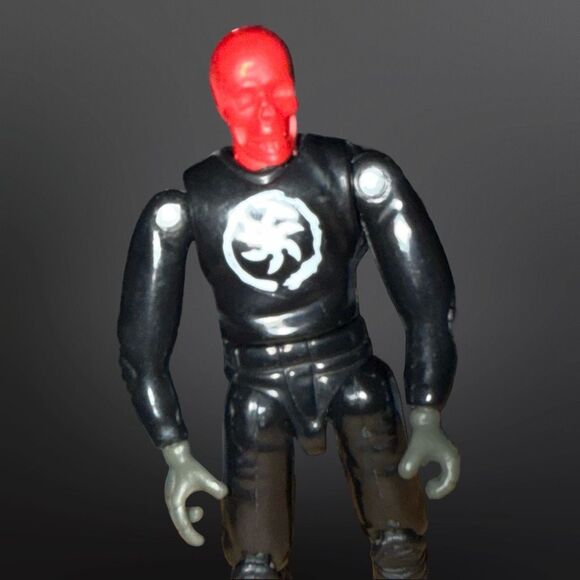 Unbranded Croatian Red Skelton Articulated Action Figure 3” A8 RARE FIND - Picture 6 of 6